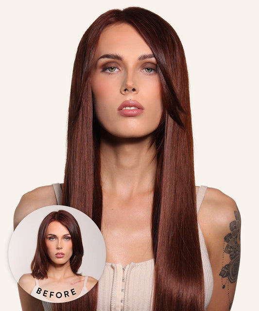 Straight Hand-Tied Weft Rows (2oz)