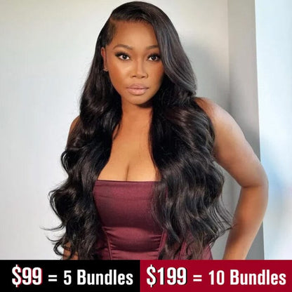 Low to $99=5 Bundles Virgin Human Hair Weave Factory Wholesale Price Flash Sale
