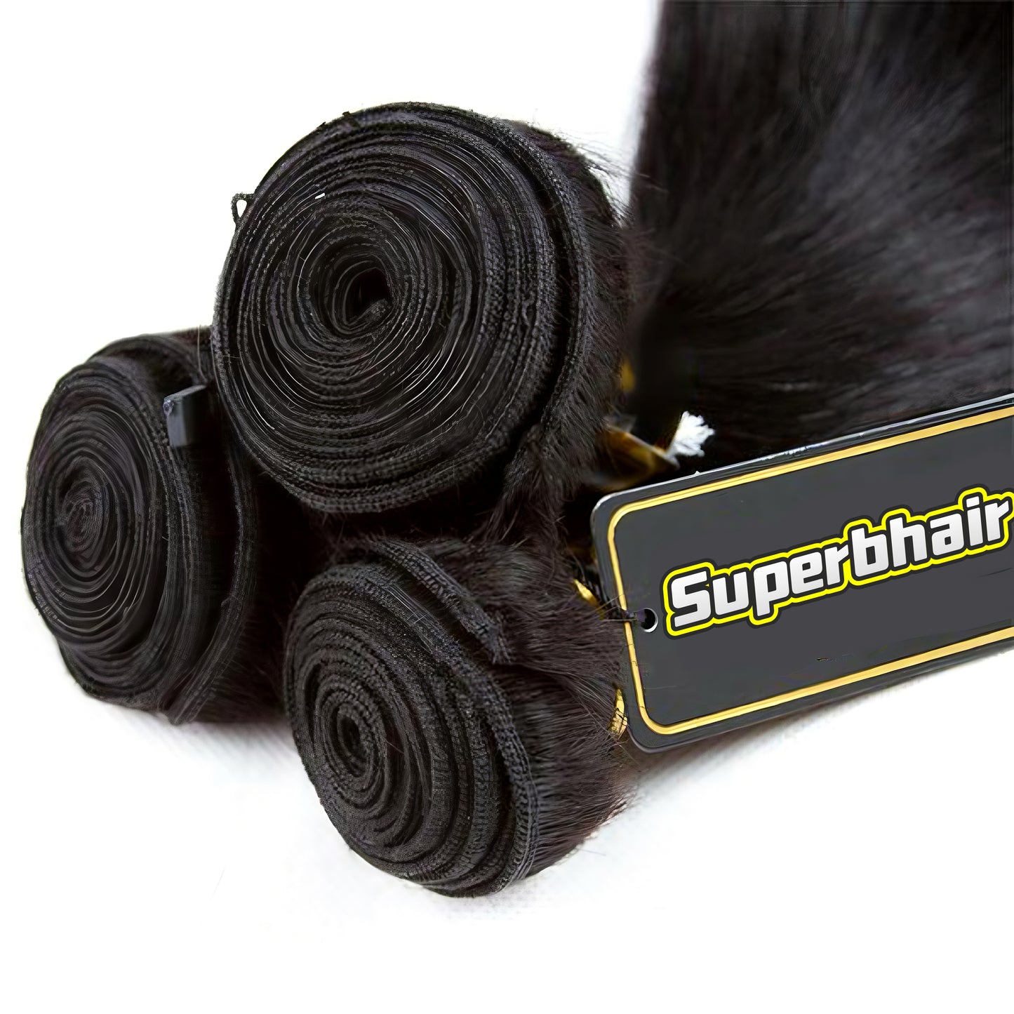 14A Straight Human Hair Bundles Natural Black Color Unprocessed Virgin Human Hair