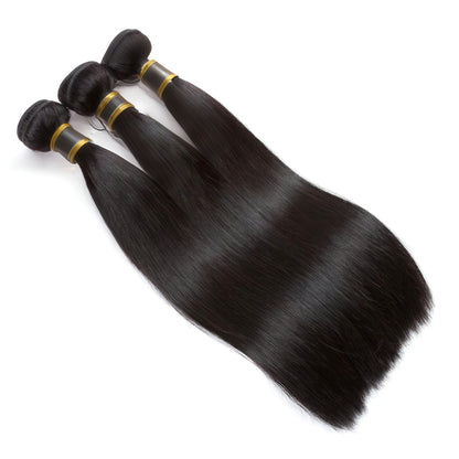 14A Straight Virgin Human Hair 100% Unprocessed Hair Weave Bundles