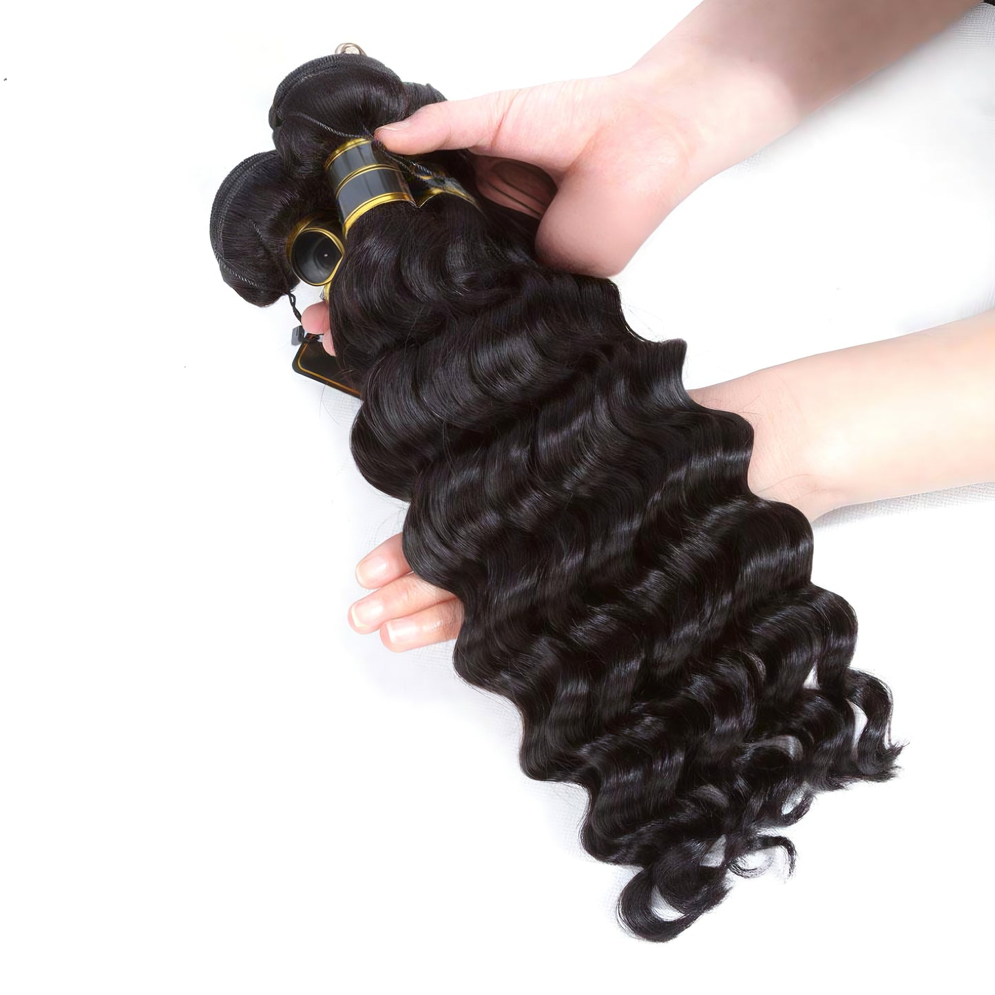 Loose Deep Wave Best Hair extensions 3 Bundles With Frontal