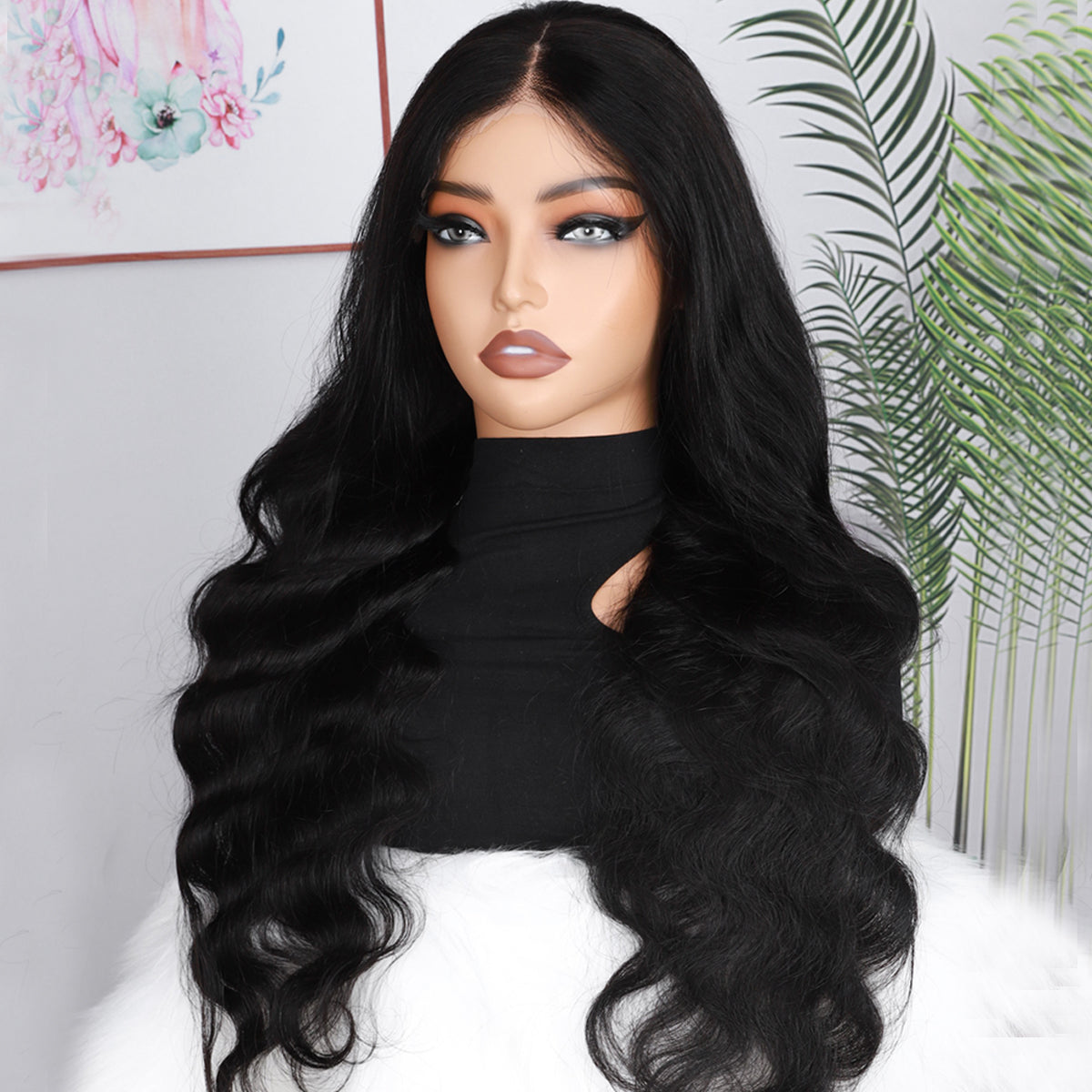 Wear and Go 8x5 Lace Closure Glueless Wigs Human Hair Pre Cut Body Wave Lace Front Wigs