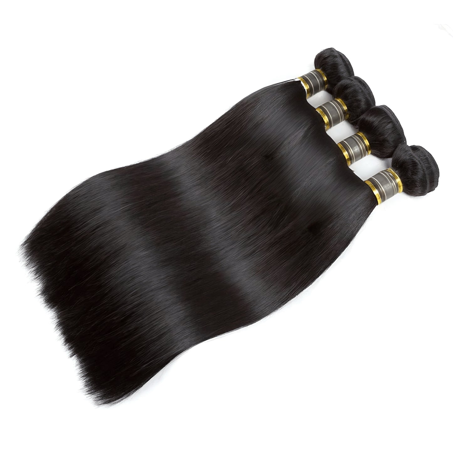 14A Straight Human Hair Bundles Natural Black Color Unprocessed Virgin Human Hair