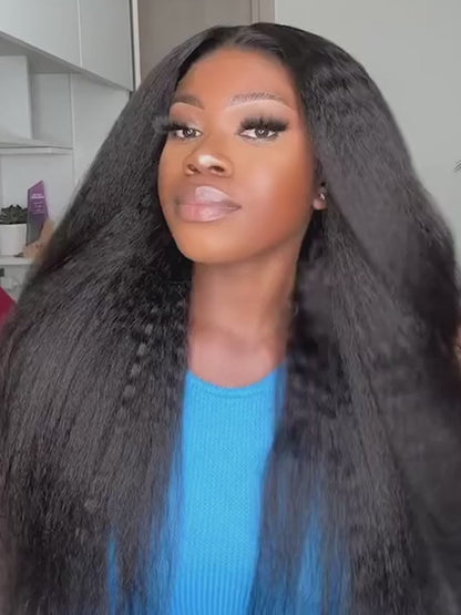 Brazilian Kinky Straight Human Hair 3 Bundles Deals Virgin Hair Weave Extensions