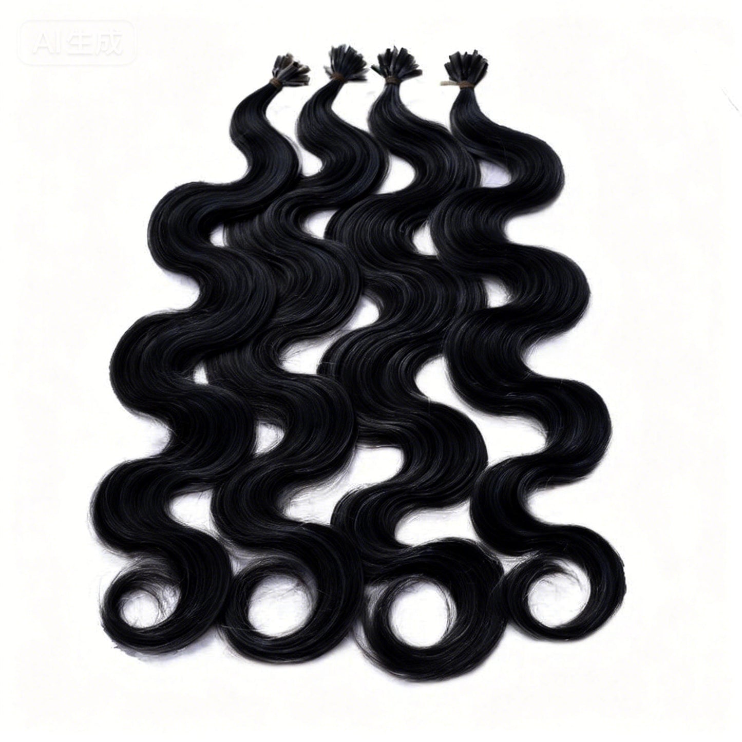 Wavy U-Tip Fusion Remy Human Hair Extensions